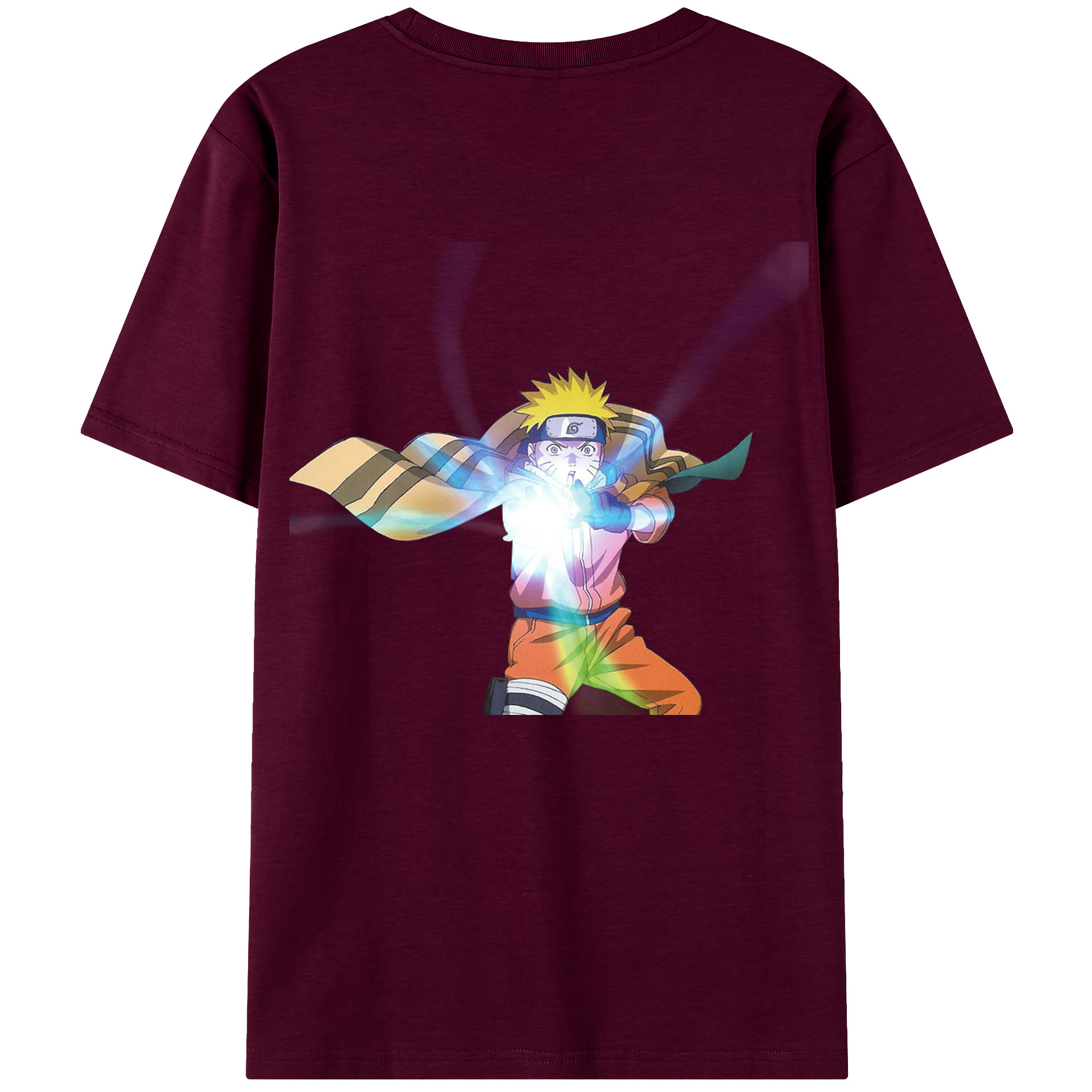 （画像用） NARUTO -ナルト- うずまき ナルト Uzumaki Naruto レディース半袖Tシャツ(バックプリント)